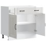 Mueble bajo de cocina Lucca blanca de alto brillo de , Armarios de cocina - Ref: Foro24-853739, Precio: 116,04 €, Descuento: %
