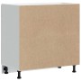 Mueble bajo de cocina Lucca blanca de alto brillo de , Armarios de cocina - Ref: Foro24-853739, Precio: 116,04 €, Descuento: %
