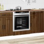 Armario de horno Lucca madera contrachapada roble marrón de , Armarios de cocina - Ref: Foro24-853764, Precio: 64,03 €, Descu...