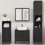 Juego de muebles de baño 4 pzas madera contrachapada negro de , Muebles de baño - Ref: Foro24-3301185, Precio: 365,03 €, Desc...