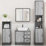 Set de muebles de baño 4 pzas madera contrachapada gris sonoma de , Muebles de baño - Ref: Foro24-3301198, Precio: 448,01 €, ...