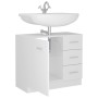 Armario para lavabo madera contrachapada blanco 63x30x54 cm de vidaXL, Muebles de baño - Ref: Foro24-804190, Precio: 91,13 €,...