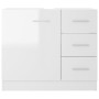 Armario para lavabo madera contrachapada blanco 63x30x54 cm de vidaXL, Muebles de baño - Ref: Foro24-804190, Precio: 91,13 €,...