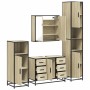 Juego de muebles de baño 4 pzas contrachapada roble sonoma de , Muebles de baño - Ref: Foro24-3301201, Precio: 444,28 €, Desc...