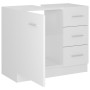 Armario para lavabo madera contrachapada blanco 63x30x54 cm de vidaXL, Muebles de baño - Ref: Foro24-804190, Precio: 91,13 €,...