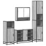 Set de muebles de baño 4 pzas madera contrachapada gris sonoma de , Muebles de baño - Ref: Foro24-3301243, Precio: 421,87 €, ...