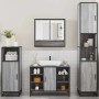 Set de muebles de baño 4 pzas madera contrachapada gris sonoma de , Muebles de baño - Ref: Foro24-3301243, Precio: 421,87 €, ...
