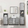 Set de muebles de baño 4 pzas madera contrachapada gris sonoma de , Muebles de baño - Ref: Foro24-3301203, Precio: 482,26 €, ...
