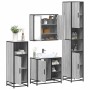 Set de muebles de baño 4 pzas madera contrachapada gris sonoma de , Muebles de baño - Ref: Foro24-3301208, Precio: 434,28 €, ...