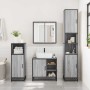 Set de muebles de baño 4 pzas madera contrachapada gris sonoma de , Muebles de baño - Ref: Foro24-3301208, Precio: 434,28 €, ...