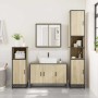 Juego de muebles de baño 4 pzas contrachapada roble sonoma de , Muebles de baño - Ref: Foro24-3301191, Precio: 407,84 €, Desc...