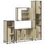 Juego de muebles de baño 4 pzas contrachapada roble sonoma de , Muebles de baño - Ref: Foro24-3301191, Precio: 407,84 €, Desc...