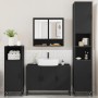 Juego de muebles de baño 4 pzas madera contrachapada negro de , Muebles de baño - Ref: Foro24-3301220, Precio: 439,11 €, Desc...