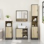 Juego de muebles de baño 4 pzas contrachapada roble sonoma de , Muebles de baño - Ref: Foro24-3301236, Precio: 345,27 €, Desc...