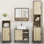Juego de muebles de baño 4 pzas contrachapada roble sonoma de , Muebles de baño - Ref: Foro24-3301236, Precio: 345,27 €, Desc...