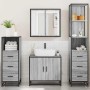 Set de muebles de baño 4 pzas madera contrachapada gris sonoma de , Muebles de baño - Ref: Foro24-3301248, Precio: 342,24 €, ...