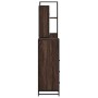 Set de muebles baño 4 pzas madera contrachapada roble marrón de , Muebles de baño - Ref: Foro24-3301274, Precio: 336,38 €, De...