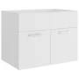 Armario para lavabo madera contrachapada blanco 60x38,5x46 cm de vidaXL, Muebles de baño - Ref: Foro24-804647, Precio: 39,30 ...