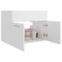 Armario para lavabo madera contrachapada blanco 60x38,5x46 cm de vidaXL, Muebles de baño - Ref: Foro24-804647, Precio: 38,38 ...