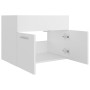 Armario para lavabo madera contrachapada blanco 60x38,5x46 cm de vidaXL, Muebles de baño - Ref: Foro24-804647, Precio: 38,38 ...