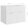 Armario para lavabo madera contrachapada blanco 60x38,5x46 cm de vidaXL, Muebles de baño - Ref: Foro24-804647, Precio: 39,30 ...