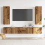 Muebles de TV de pared 5 uds madera vieja madera de ingeniería de , Muebles TV - Ref: Foro24-3328959, Precio: 195,84 €, Descu...