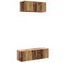 Conjunto de mueble de TV 2 piezas montado la pared madera vieja de , Muebles TV - Ref: Foro24-3329005, Precio: 103,04 €, Desc...