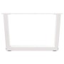 Patas para mesa de comedor forma V 2 uds blanco 50x(30-31,3) cm de , Patas para mesas - Ref: Foro24-4012609, Precio: 59,60 €,...