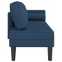 Sofá diván con cojines tela azul de , Divanes - Ref: Foro24-4007585, Precio: 182,27 €, Descuento: %