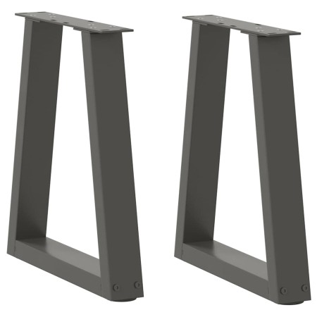 Patas para mesa de comedor en forma de V 2 uds antracita acero de , Patas para mesas - Ref: Foro24-4012546, Precio: 60,14 €, ...