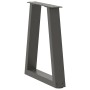 Patas para mesa de comedor en forma de V 2 uds antracita acero de , Patas para mesas - Ref: Foro24-4012546, Precio: 60,14 €, ...