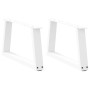 Patas para mesa de comedor forma V 2 uds blanco 60x(30-31,3) cm de , Patas para mesas - Ref: Foro24-4012533, Precio: 63,33 €,...