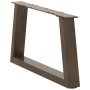 Patas para mesa de comedor en forma de V 2 uds acero natural de , Patas para mesas - Ref: Foro24-4012531, Precio: 56,70 €, De...