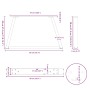 Patas para mesa de comedor en forma de V 2 uds acero natural de , Patas para mesas - Ref: Foro24-4012531, Precio: 56,70 €, De...