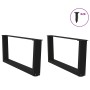 Patas para mesa de comedor forma V 2 uds negro 70x(30-31,3) cm de , Patas para mesas - Ref: Foro24-4012616, Precio: 70,29 €, ...