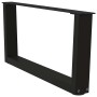 Patas para mesa de comedor forma V 2 uds negro 70x(30-31,3) cm de , Patas para mesas - Ref: Foro24-4012616, Precio: 70,29 €, ...
