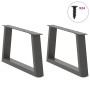 Patas para mesa comedor forma V 2 uds antracita 70x(30-31,3) cm de , Patas para mesas - Ref: Foro24-4012538, Precio: 66,32 €,...