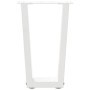 Patas para mesa de comedor en forma de V 2 uds blanco acero de , Patas para mesas - Ref: Foro24-4012621, Precio: 54,79 €, Des...