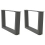 Patas para mesa comedor forma V 2 uds antracita 60x(30-31,3) cm de , Patas para mesas - Ref: Foro24-4012614, Precio: 64,29 €,...