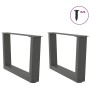 Patas para mesa comedor forma V 2 uds antracita 60x(30-31,3) cm de , Patas para mesas - Ref: Foro24-4012614, Precio: 64,29 €,...