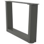 Patas para mesa comedor forma V 2 uds antracita 60x(30-31,3) cm de , Patas para mesas - Ref: Foro24-4012614, Precio: 64,29 €,...