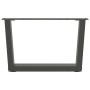 Patas para mesa comedor forma V 2 uds antracita 60x(30-31,3) cm de , Patas para mesas - Ref: Foro24-4012614, Precio: 64,29 €,...