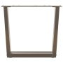 Patas para mesa de comedor forma de V 2 uds acero natural acero de , Patas para mesas - Ref: Foro24-4012635, Precio: 70,33 €,...