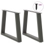 Patas para mesa de comedor en forma de V 2 uds antracita acero de , Patas para mesas - Ref: Foro24-4012550, Precio: 66,97 €, ...