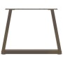 Patas para mesa de comedor forma de V 2 uds acero natural acero de , Patas para mesas - Ref: Foro24-4012559, Precio: 77,59 €,...