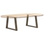 Patas para mesa de comedor forma de V 2 uds acero natural acero de , Patas para mesas - Ref: Foro24-4012559, Precio: 77,59 €,...