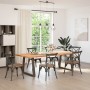 Patas para mesa de comedor en forma de V 2 uds acero natural de , Patas para mesas - Ref: Foro24-4012571, Precio: 94,14 €, De...