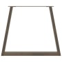 Patas para mesa de comedor en forma de V 2 uds acero natural de , Patas para mesas - Ref: Foro24-4012571, Precio: 94,14 €, De...