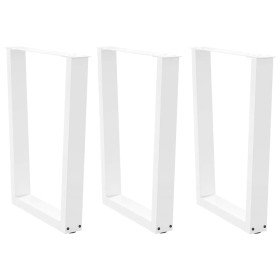 Patas para mesa de comedor forma V 2 uds blanco 70x(72-73,3) cm de , Patas para mesas - Ref: Foro24-4012661, Precio: 136,81 €...