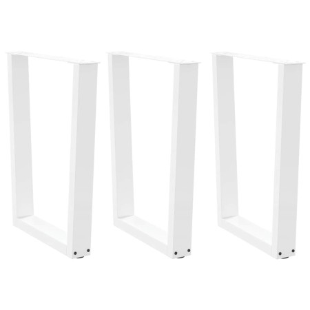 Patas para mesa de comedor forma V 2 uds blanco 70x(72-73,3) cm de , Patas para mesas - Ref: Foro24-4012661, Precio: 136,81 €...